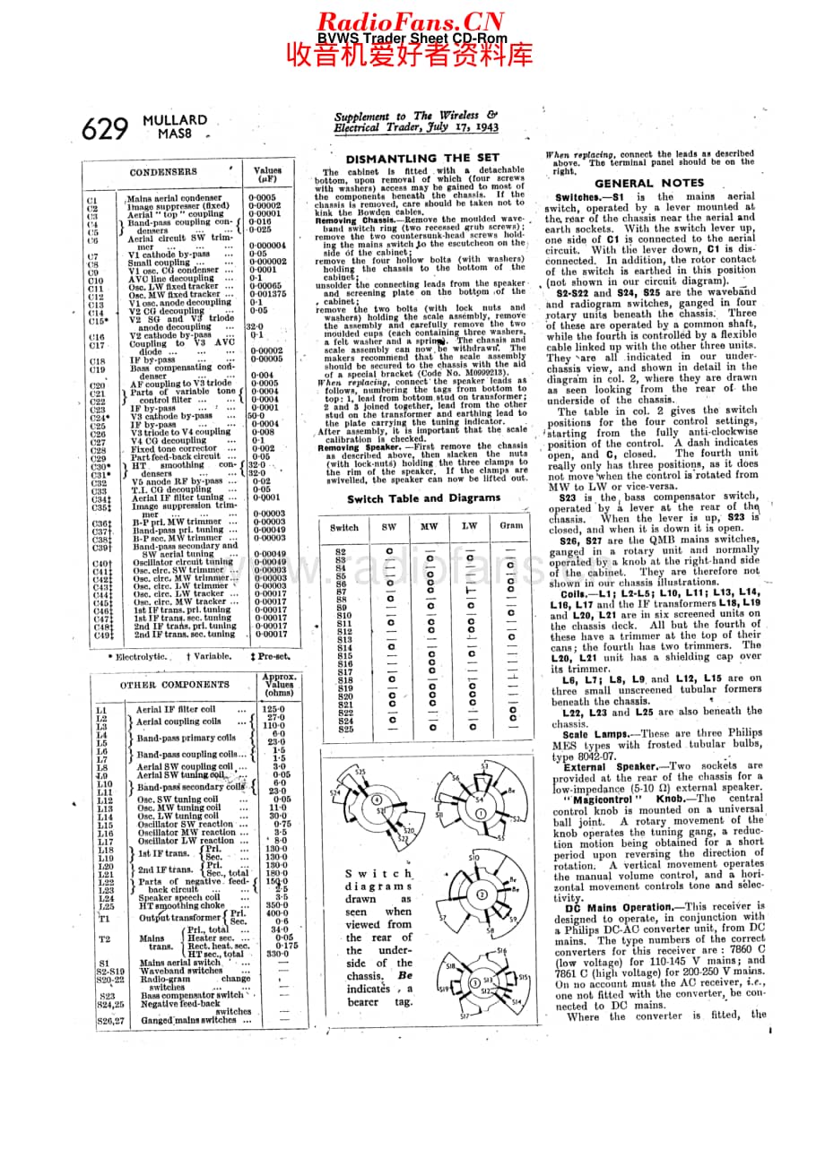 Mullard_MAS8 维修电路原理图.pdf_第3页