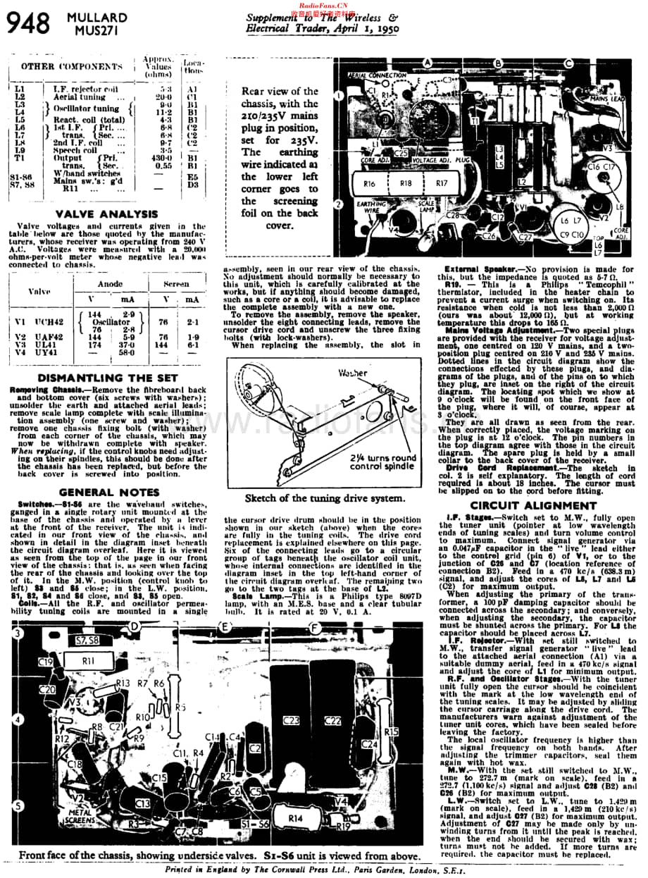 Mullard_MUS271 维修电路原理图.pdf_第2页