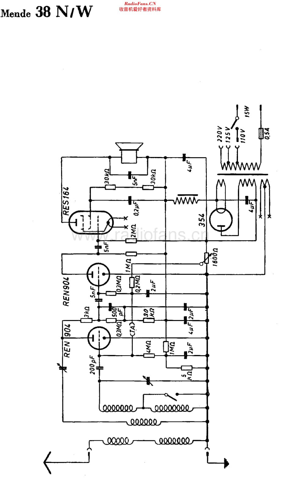 Mende_E38W 维修电路原理图.pdf_第1页