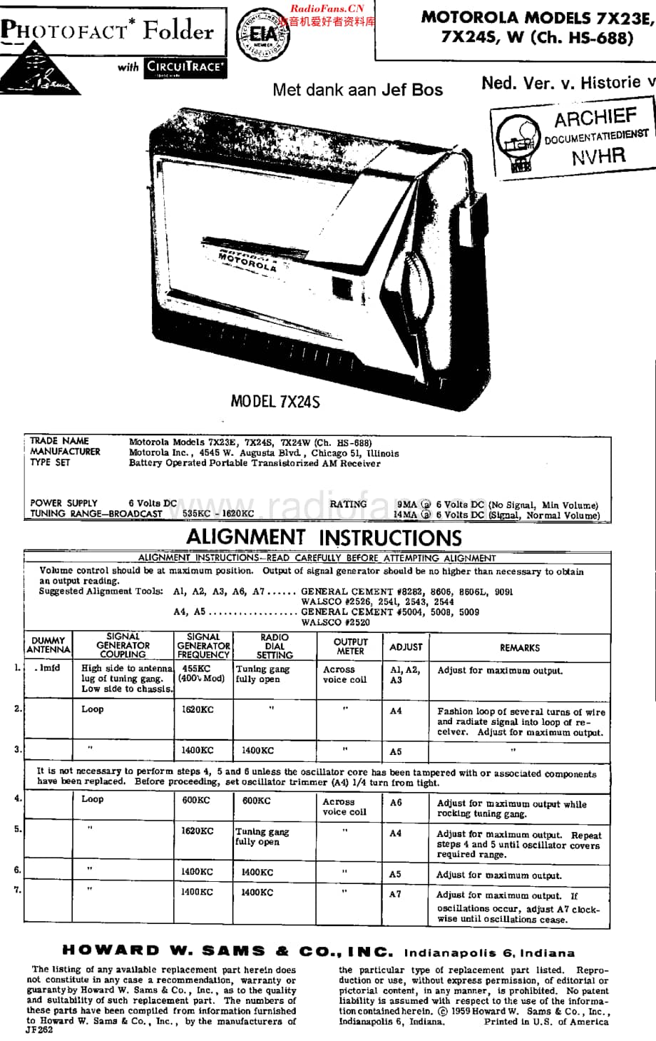 Motorola_7X23 维修电路原理图.pdf_第1页