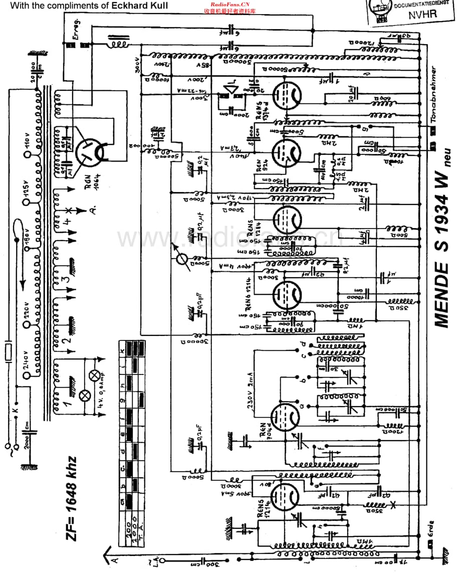 Mende_1934W 维修电路原理图.pdf_第2页