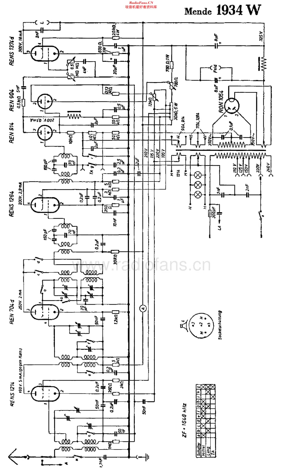 Mende_1934W 维修电路原理图.pdf_第3页