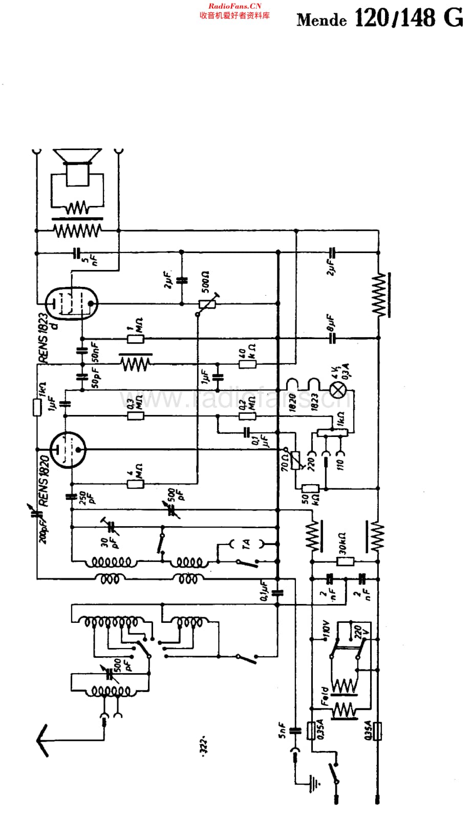 Mende_120G 维修电路原理图.pdf_第1页