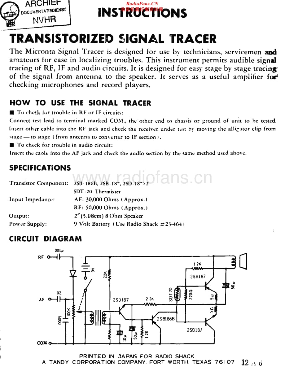 Micronta_SignalTracer 维修电路原理图.pdf_第1页