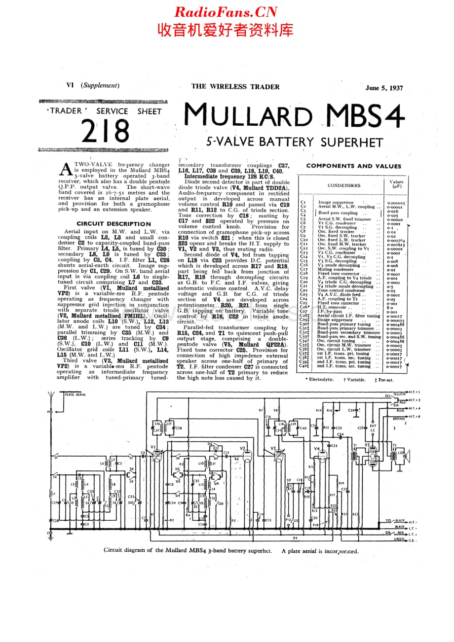 Mullard_MBS4 维修电路原理图.pdf_第1页