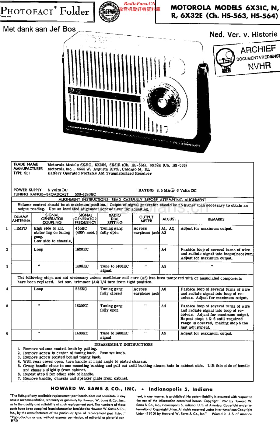 Motorola_6X31 维修电路原理图.pdf_第1页