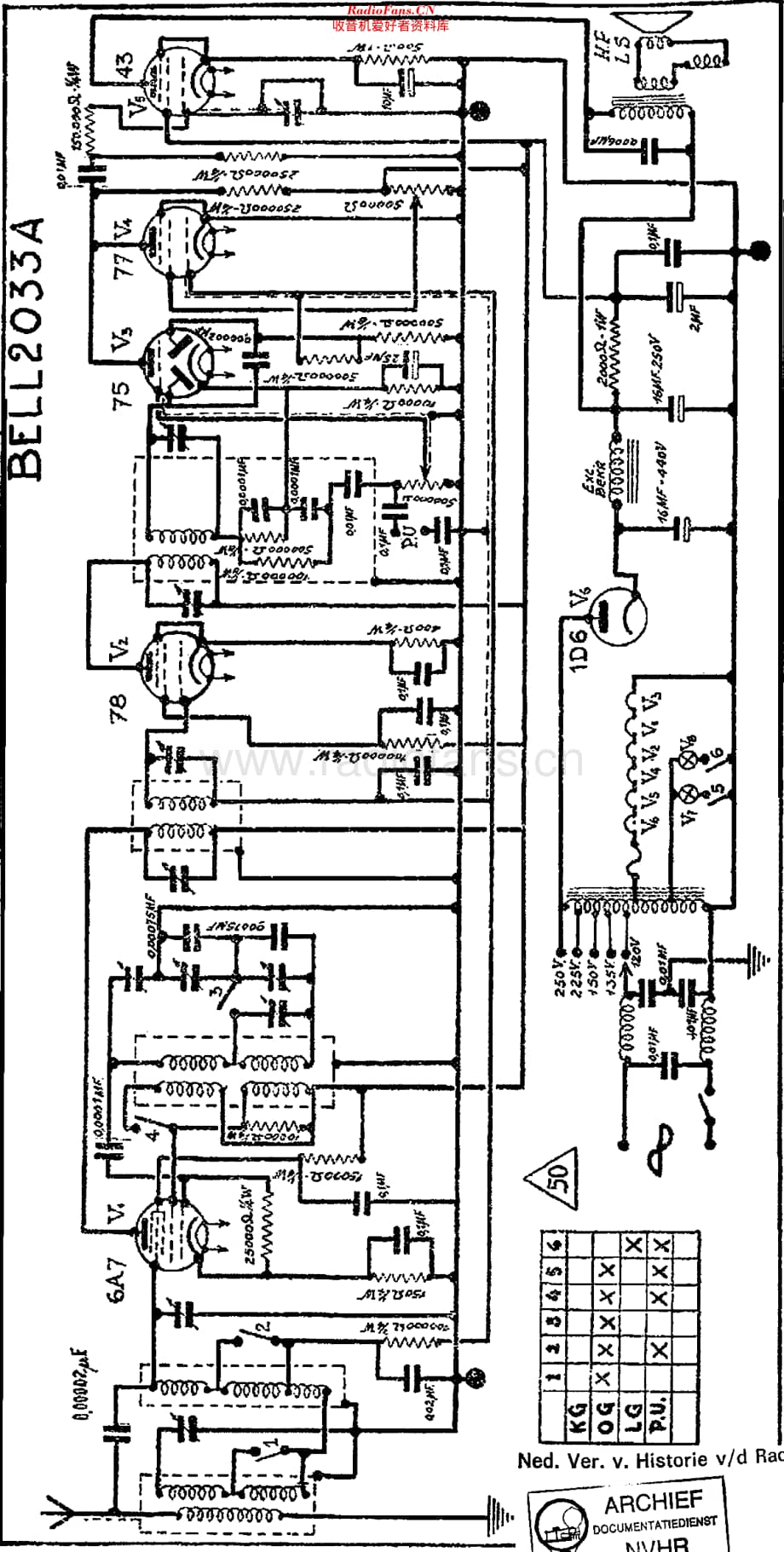 Radiobell_2033A维修电路原理图.pdf_第1页