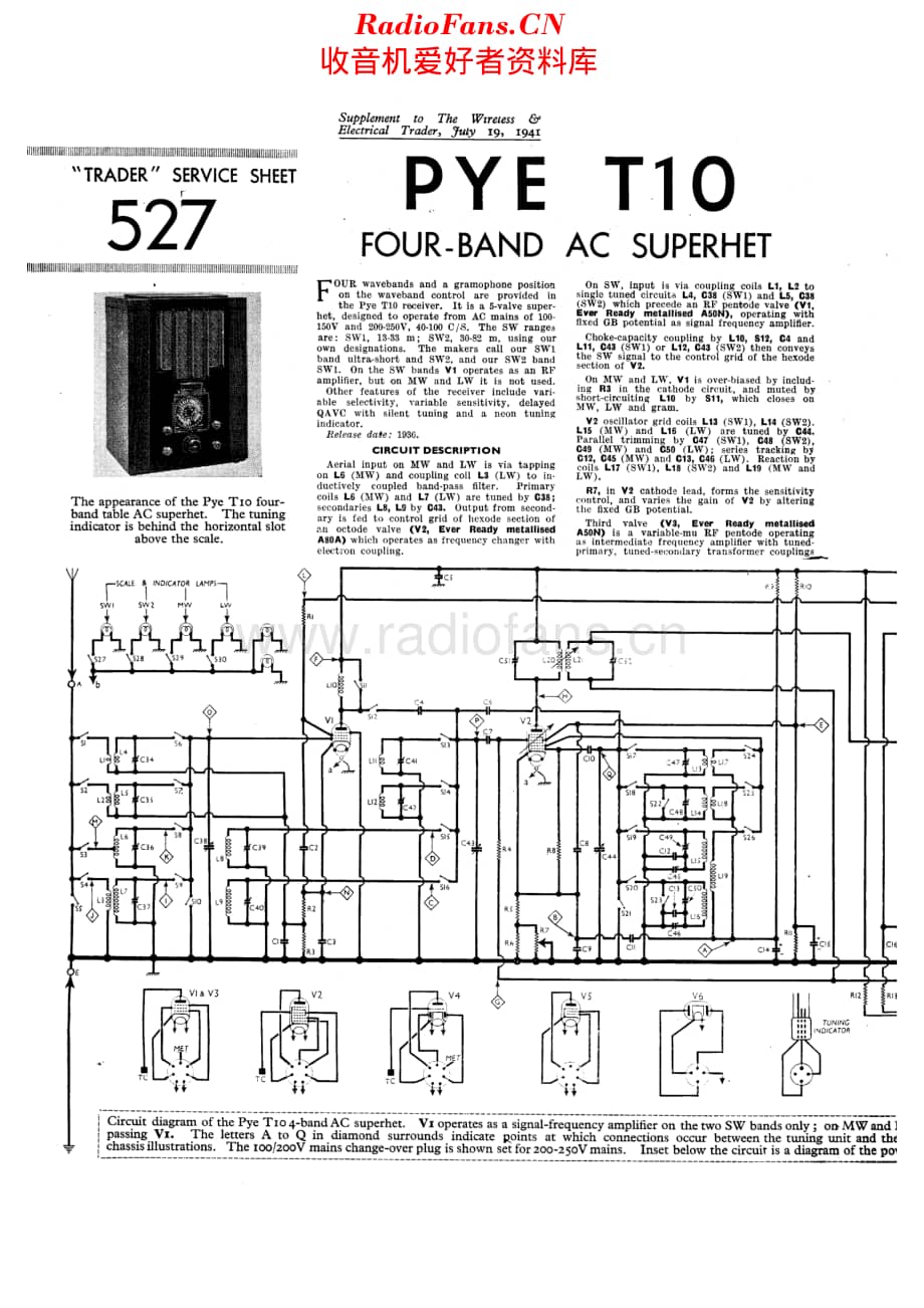 Pye_T10维修电路原理图.pdf_第1页