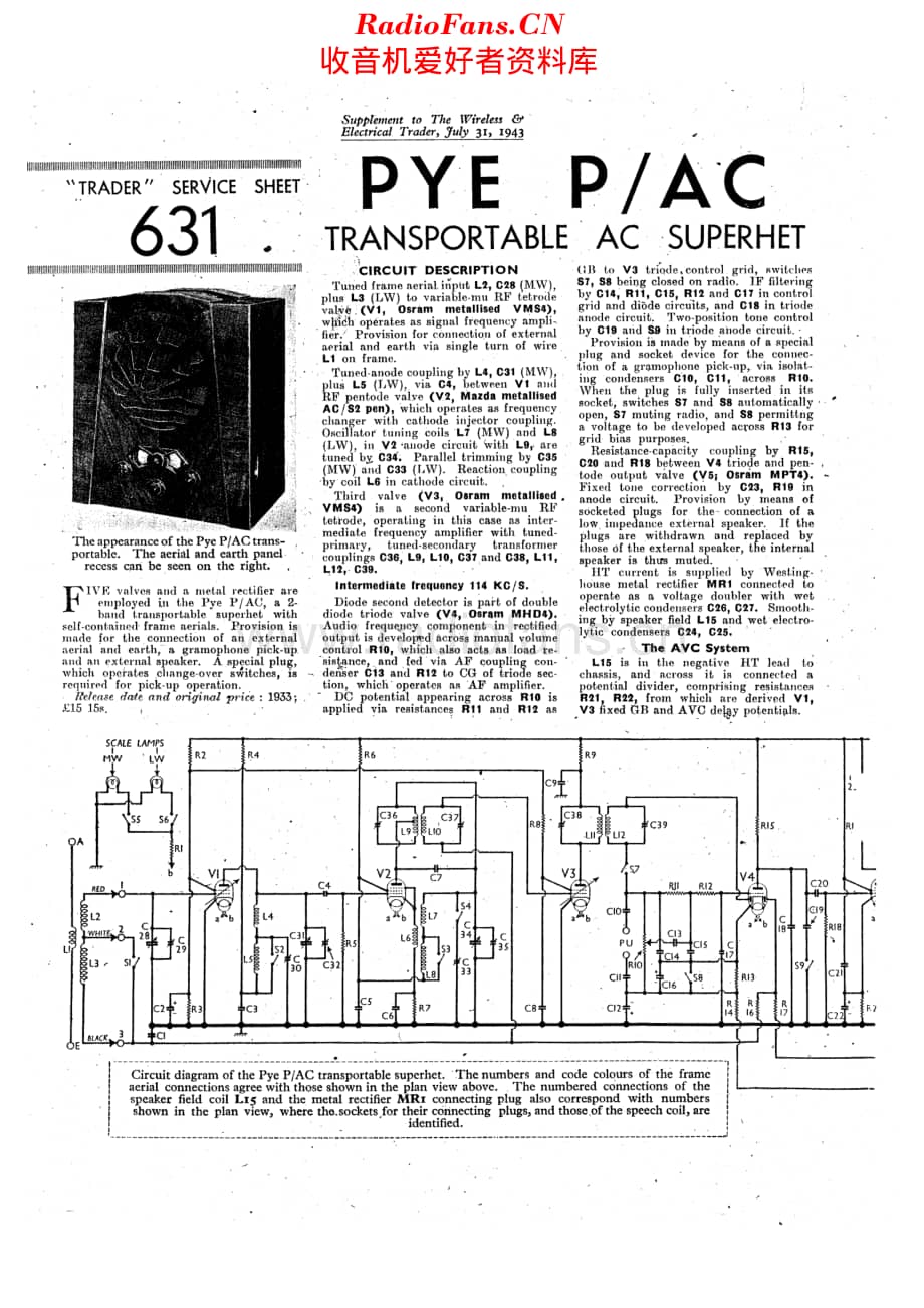 Pye_PAC维修电路原理图.pdf_第1页