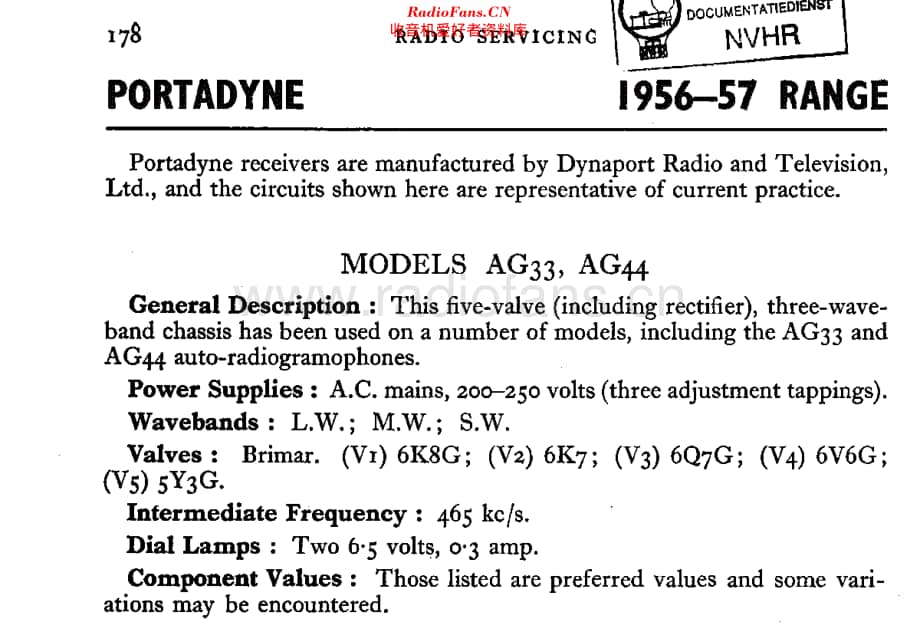 Portadyne_AG33维修电路原理图.pdf_第1页