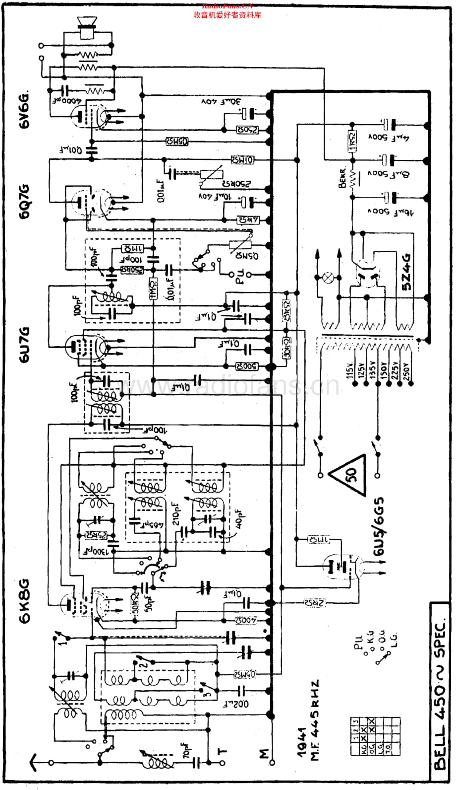 Radiobell_450ASpecial维修电路原理图.pdf_第1页