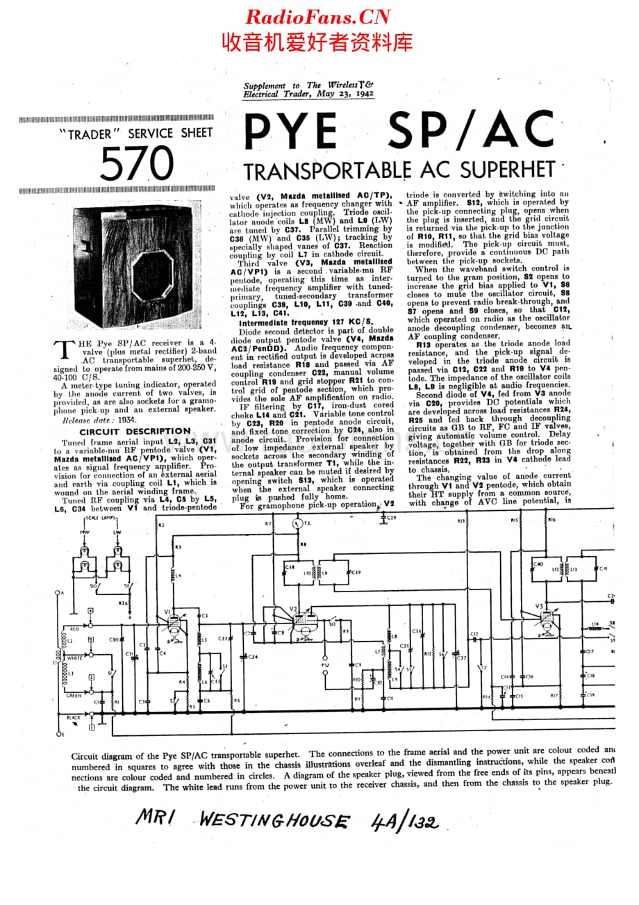 Pye_SPAC维修电路原理图.pdf_第1页