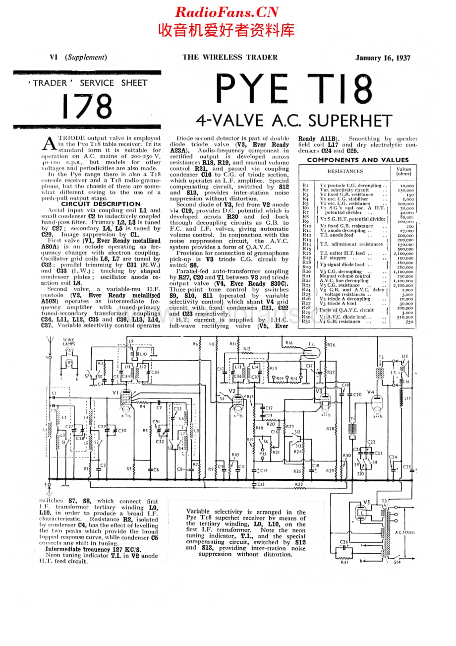 Pye_T18维修电路原理图.pdf_第1页