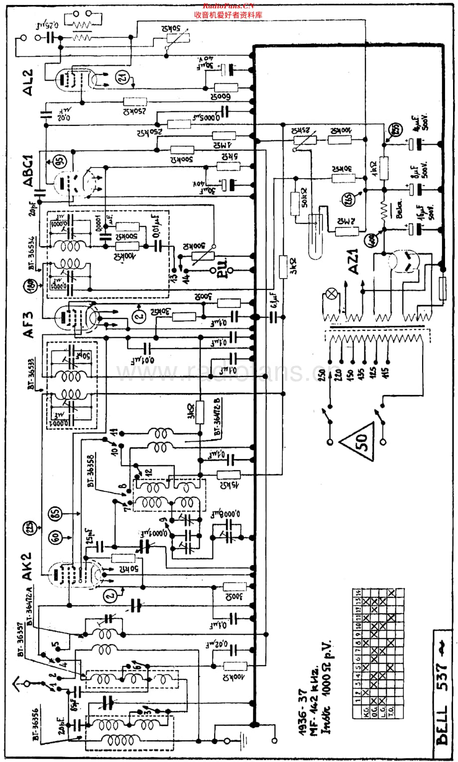 Radiobell_537A维修电路原理图.pdf_第1页