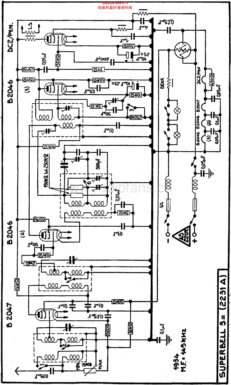 Radiobell_2231A维修电路原理图.pdf_第1页