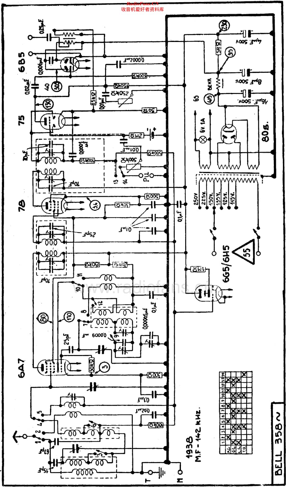 Radiobell_358A维修电路原理图.pdf_第2页