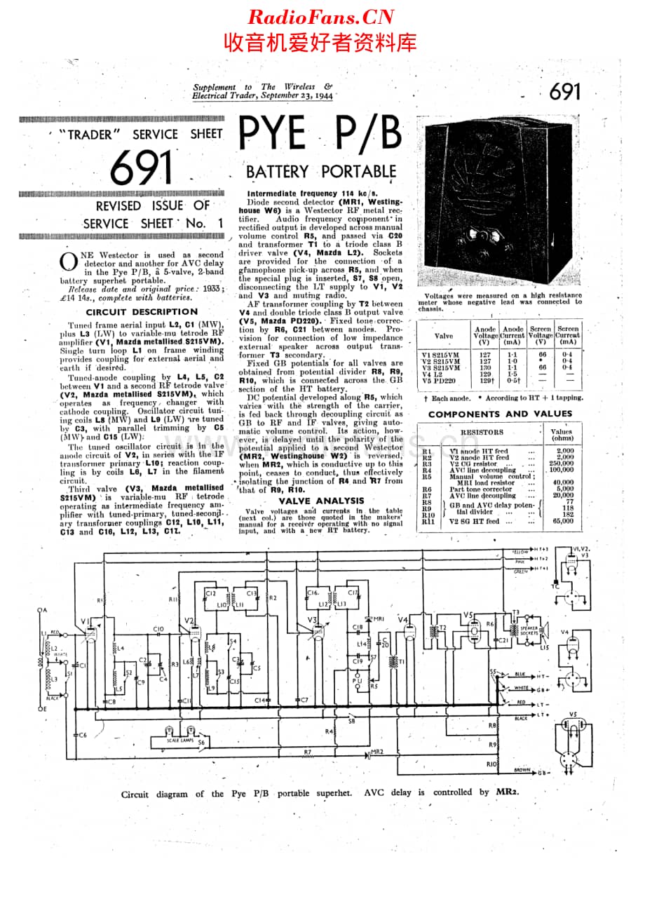 Pye_PB维修电路原理图.pdf_第1页