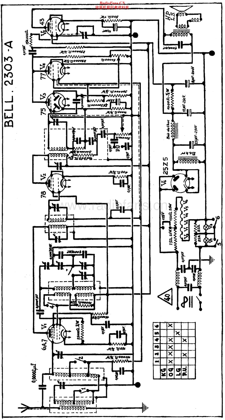Radiobell_2303A维修电路原理图.pdf_第1页