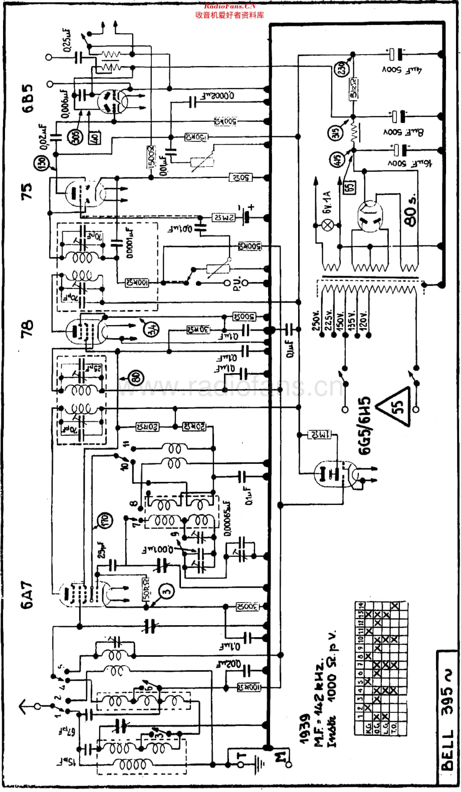 Radiobell_395A维修电路原理图.pdf_第1页