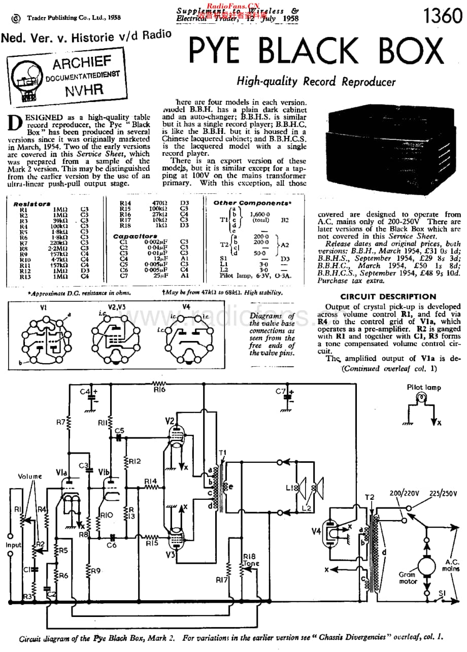 Pye_BlackBoxII维修电路原理图.pdf_第1页