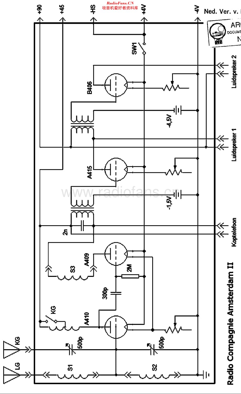 RadioCompagnieAmsterdam_II维修电路原理图.pdf_第1页