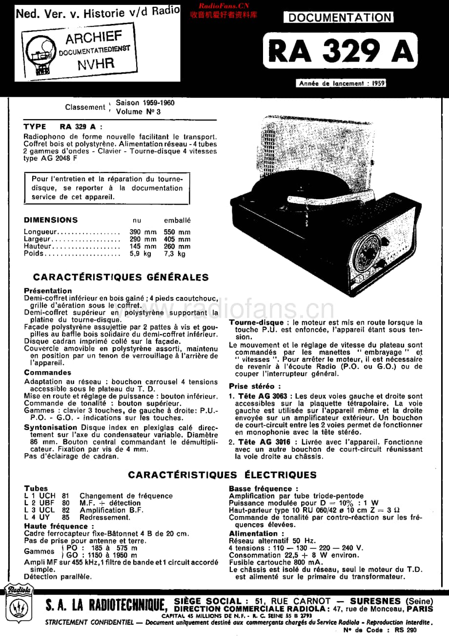 Radiola_RA329A维修电路原理图.pdf_第1页