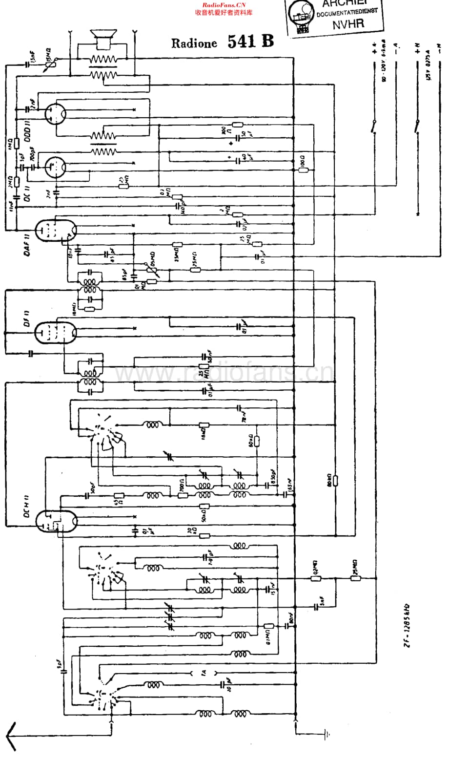 Radione_541B维修电路原理图.pdf_第1页