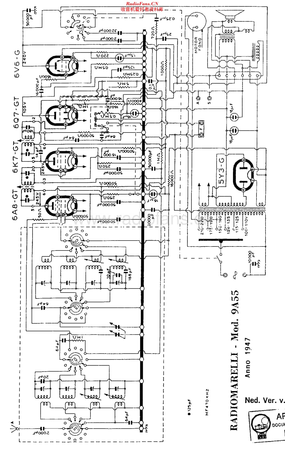 Radiomarelli_9A55维修电路原理图.pdf_第1页