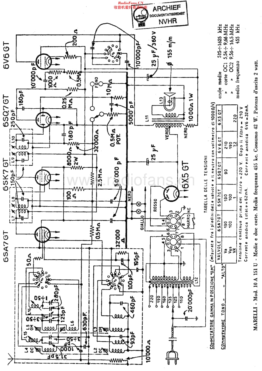 Radiomarelli_10A151U维修电路原理图.pdf_第1页