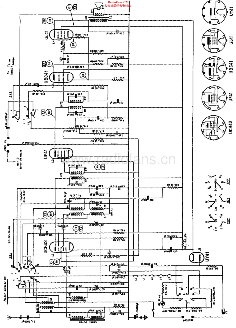 Radiola_RA263U维修电路原理图.pdf_第1页