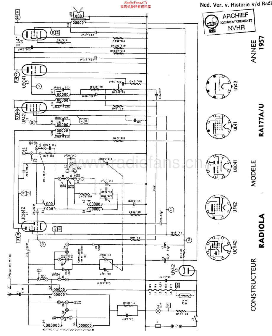 Radiola_RA177A维修电路原理图.pdf_第1页