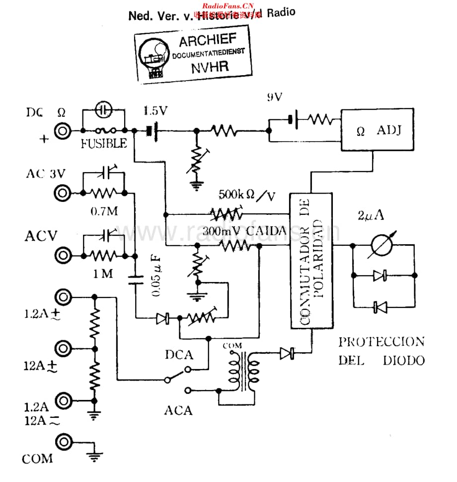 Sanwa_N501维修电路原理图.pdf_第1页