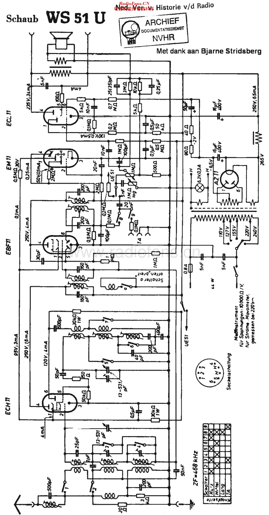 Schaub_Weltsuper51U维修电路原理图.pdf_第1页