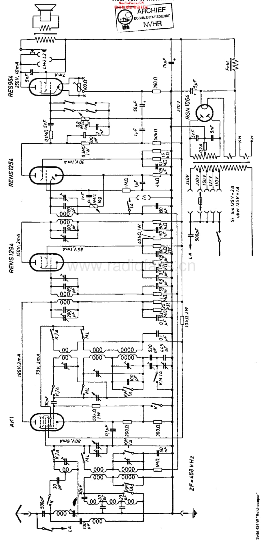 Seibt_424W维修电路原理图.pdf_第1页