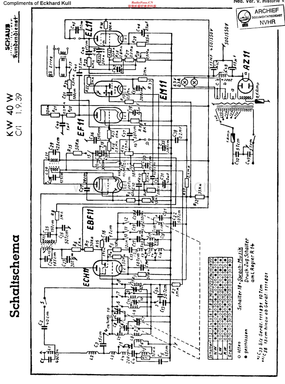 Schaub_KW40W维修电路原理图.pdf_第1页