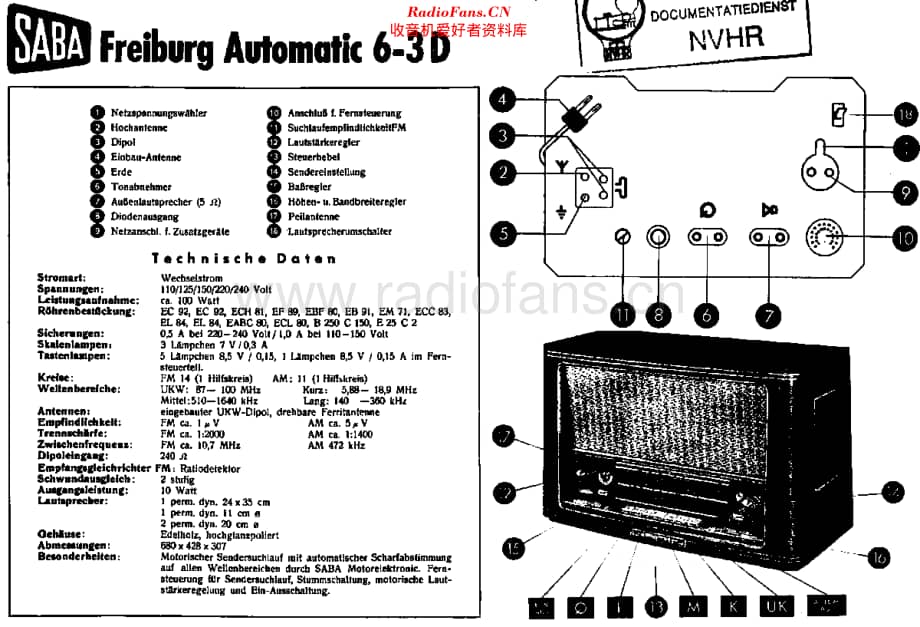 Saba_Freiburg6-3D维修电路原理图.pdf_第1页