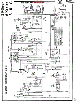 Schaub_Weltsuper35G维修电路原理图.pdf