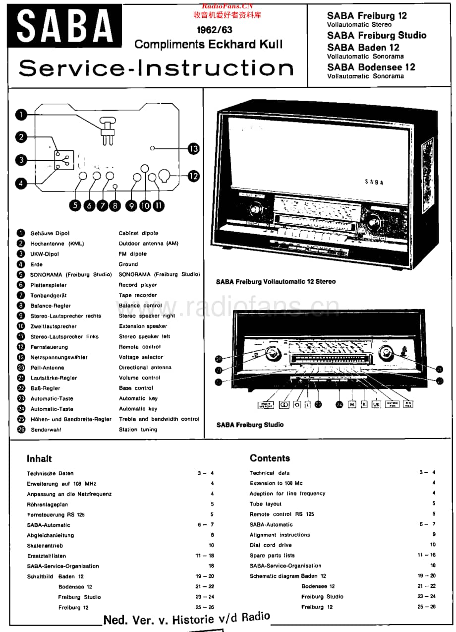 Saba_Freiburg12维修电路原理图.pdf_第1页