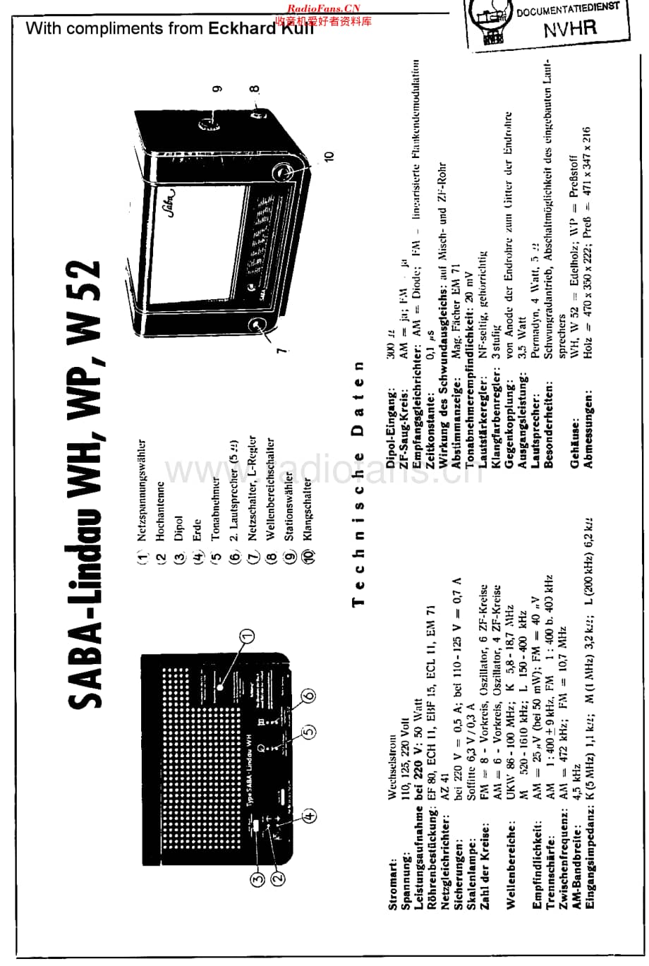 Saba_LindauW52维修电路原理图.pdf_第1页