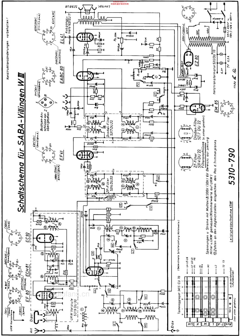 Saba_VillingenWIII维修电路原理图.pdf_第2页