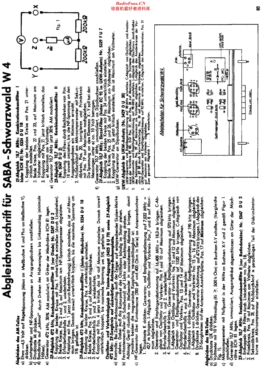 Saba_SchwarzwaldW4维修电路原理图.pdf_第2页