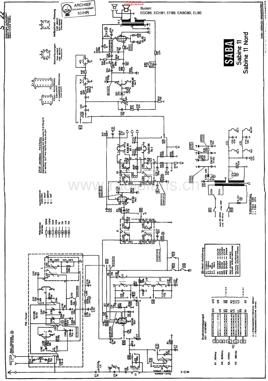 Saba_Sabine11维修电路原理图.pdf_第1页