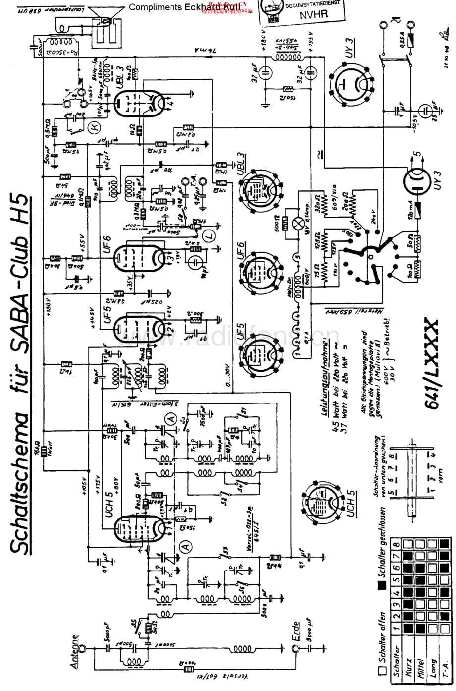 Saba_ClubH5维修电路原理图.pdf_第1页