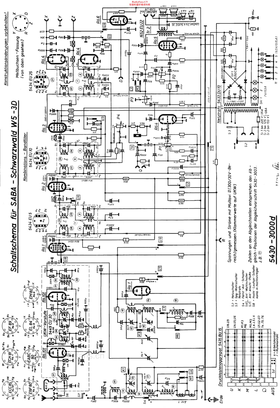 Saba_SchwarzwaldW5-3D维修电路原理图.pdf_第2页