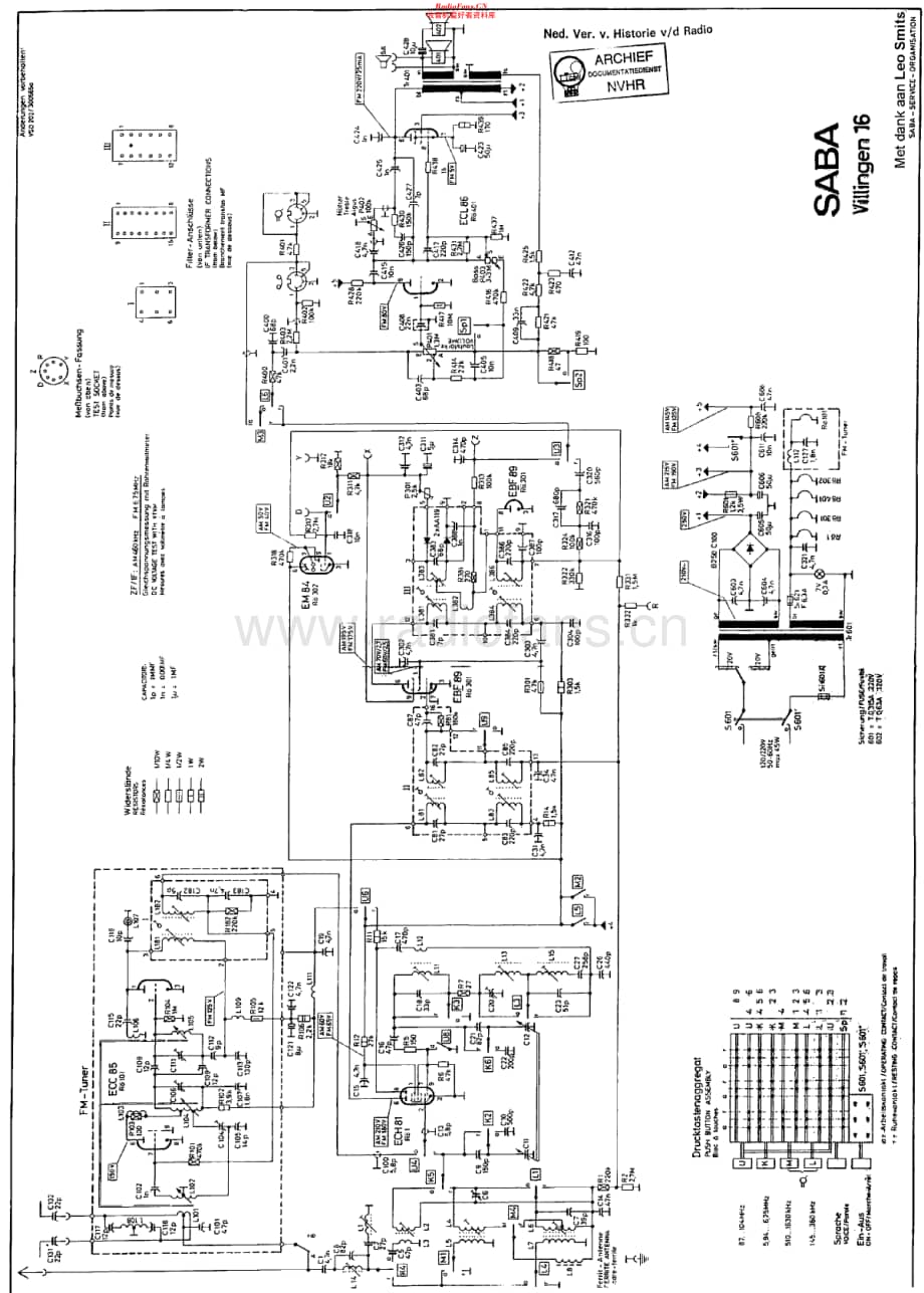 Saba_Villingen16维修电路原理图.pdf_第1页