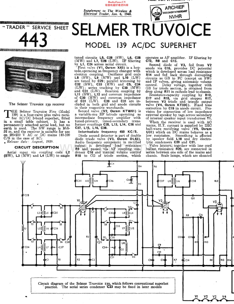 Selmer_139维修电路原理图.pdf_第1页