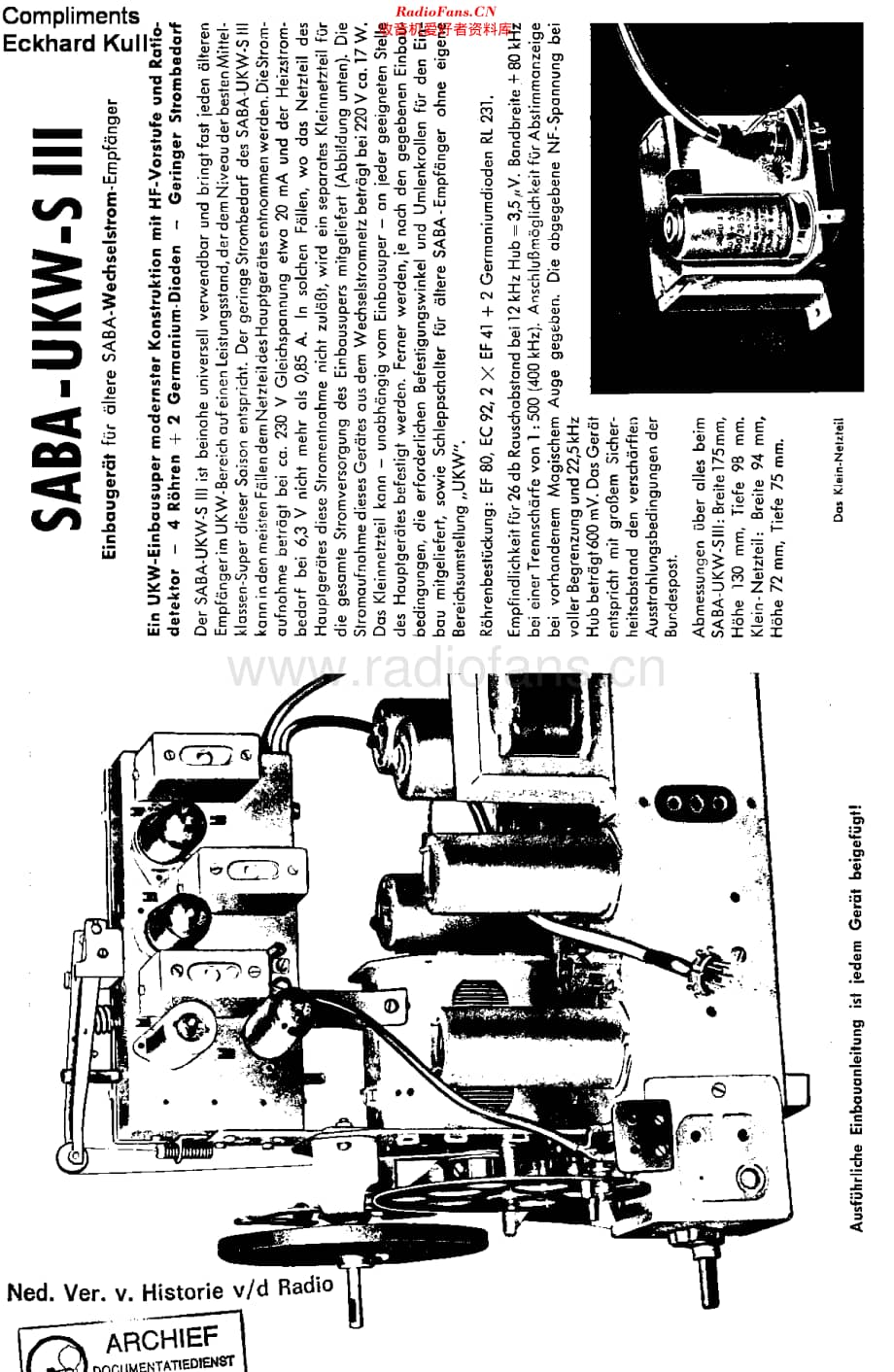 Saba_UKWSIII维修电路原理图.pdf_第1页