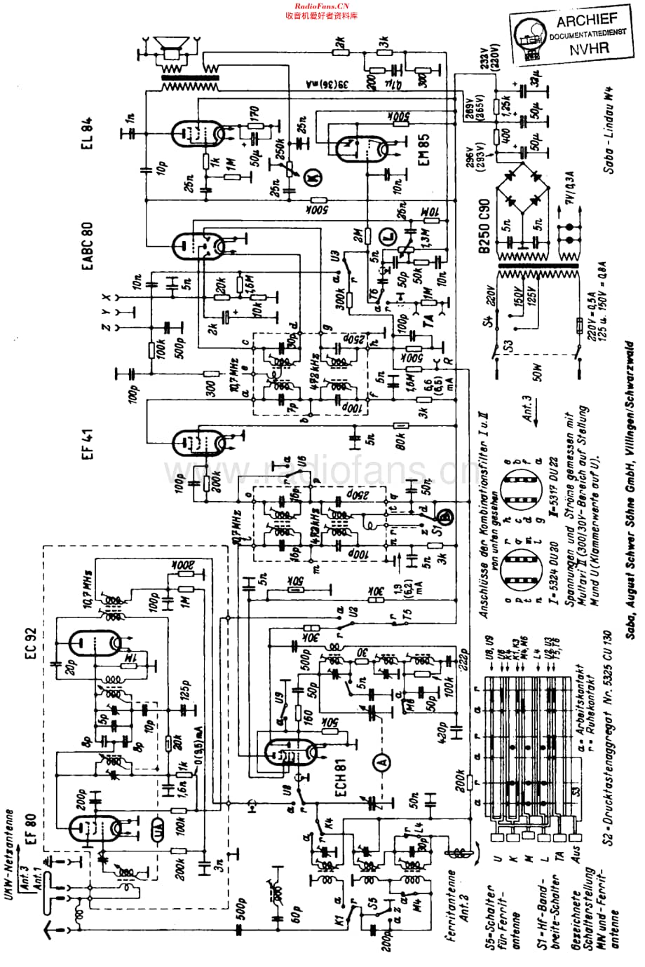 Saba_LindauW4维修电路原理图.pdf_第1页