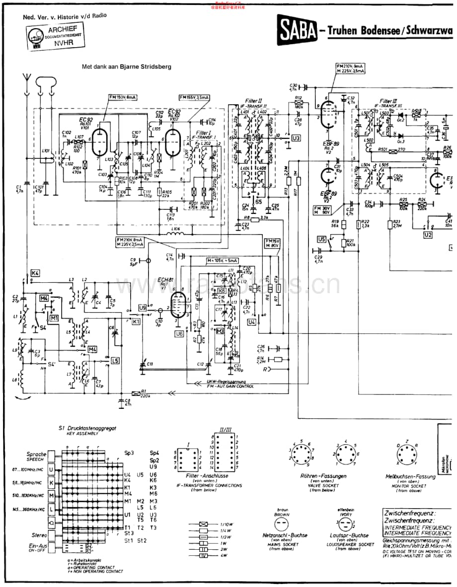 Saba_Schwarzwald100维修电路原理图.pdf_第1页