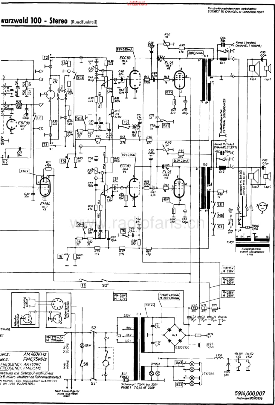 Saba_Schwarzwald100维修电路原理图.pdf_第2页